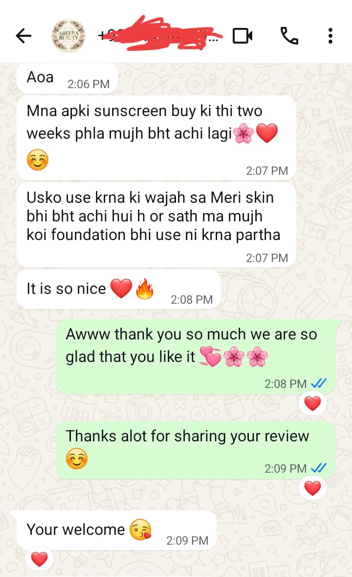 Customer review screenshot
